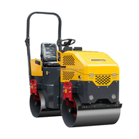 Rouleau compresseur hydraulique d'asphalte du sol mini rouleau compresseur machines de construction double tambours rouler sur le type petit rouleau compresseur