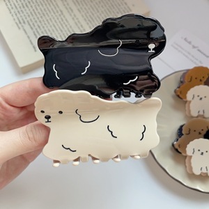 YIYI Gros Coréen Cheveux Griffes Mignon Chiens Poilus Pinces À Cheveux Spliced Acétate Cheveux Griffe Clips Pour Les Femmes - Product Image 5