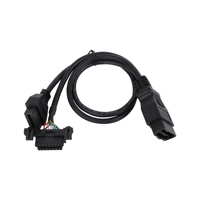 Factory Price OBD2 OBDII OBD 24V F to M Connector Y Cable Harness for Code Reader
