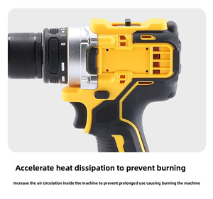 مجموعة أدوات كهربائية 5 قطع تشمل مثقاب لاسلكي ومفك براغي ومطحنة ومنشار ومثقاب مطرقي للاستخدام من قبل الكهربائيين والسباكين - Product Image 6