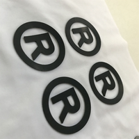 Terbaru desain disesuaikan 3D cetak Logo silikon lembut Transfer panas stiker timbul karet Patch untuk tas