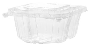 FA36 Contenedor de frutas de plástico para llevar Diseño con bisagras a prueba de manipulaciones Reciclable para uso alimentario - Product Image 4