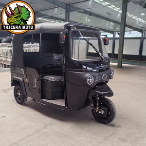 Tricycle motorisé commercial Tuk Tuk 250cc à <span class=keywords><strong>3</strong></span> roues, véhicule de transport de passagers et de marchandises à carrosserie fermée, moteur refroidi par eau pour l'Afrique et l'Asie - Product Image 3