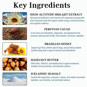 Shilajit Líquido de Alta Calidad, Extracto de Alta Altitud, Cacao y Miel para Apoyo Energético - Product Image 5