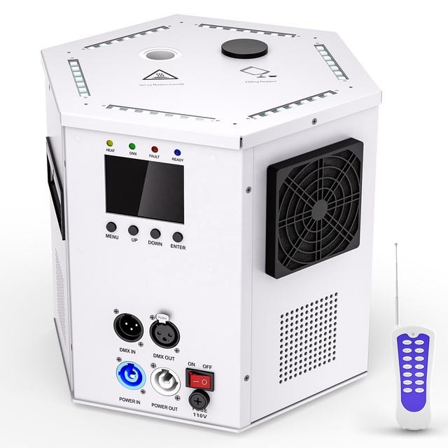 UKING 700W DMX Stage Effect Machine Remote Control Cold Spark Fireworks Fountain Machine for Wedding Musical Show