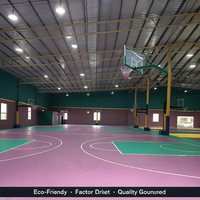 Piste d'athlétisme extérieure standard préfabriquée en plastique résistant à l'usure, écologique, perméable, pour parc sportif communautaire, standard 13 mm