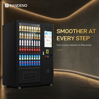 BANDENG 6610Pro 22T Combo con Pantalla Táctil para Vendedores, Compatible con Comercialización Automática Mediante Selección de 54 Productos