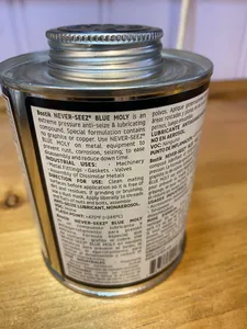 Never-Seez XQH195 Molybdenum Disulfide Anti-Seize Grease Corrosion Protection Paste/Powder for Valves <b>Aircraft</b> Automotive Parts - Product Image 3