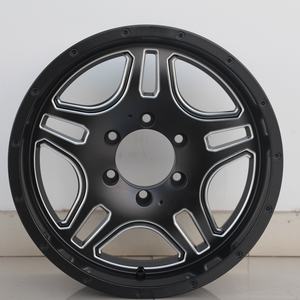 Jy 4*4 Tiefbett-Mehrspeichen-Design Auto-Aluminiumfelgen 17 18 20 Zoll Offroad-LKW-Leichtmetallräder - Product Image 4