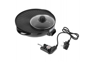 หม้อไฟฟ้าอเนกประสงค์แบบแยกส่วน หม้อสุกี้ไทย พร้อมเตาบาร์บีคิว - Product Image 3