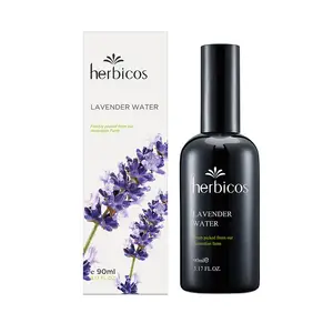 Bunga organik Lavender Hydrosol perawatan kulit wajah air Toning Pelembab