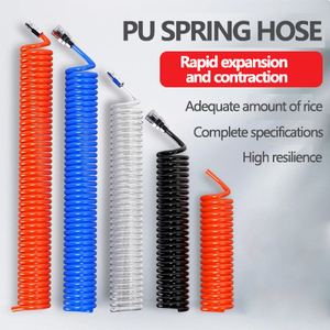 Khí nén PU mùa xuân ống không khí ống máy bơm không khí Máy nén khí 6 xoắn ốc ống hơi coiler 10 Kính thiên văn áp lực cao 8 mét hoặc PU Ống - Product Image 1