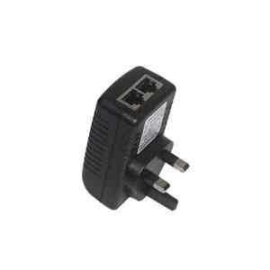 Inyector PoE activo de 48 V con enchufe del Reino Unido, adaptador IEEE 802.3af/at Power Over Ethernet para cámara IP, punto de acceso inalámbrico, teléfono VoIP - Product Image 1