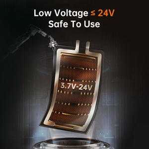 Película de calor de grafeno eléctrica personalizada, película de calefacción infrarroja, caja de cartón de <span class=keywords><strong>ropa</strong></span>, soporte de <span class=keywords><strong>calentador</strong></span> de inmersión PMA proporcionado en silicona - Product Image 4