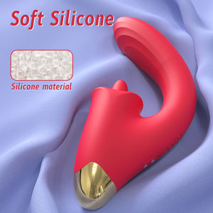 Fabrika fiyat toptan hipoalerjenik platin tedavi 9-Speed IPX7 su geçirmez USB şarj edilebilir titreşimli bi-dalga vibratörler - Product Image 3