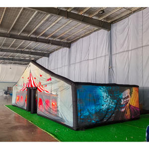 Labyrinthe gonflable d'<span class=keywords><strong>Halloween</strong></span> effrayant avec impression de clown, <span class=keywords><strong>jeu</strong></span> de labyrinthe hanté gonflable pour <span class=keywords><strong>Halloween</strong></span> avec souffleur - Product Image 5