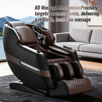 8026 Nouveau fauteuil de massage 8D à gravité zéro avec airbag chauffant, durable, confortable, économique, livraison rapide, directement de l'usine
