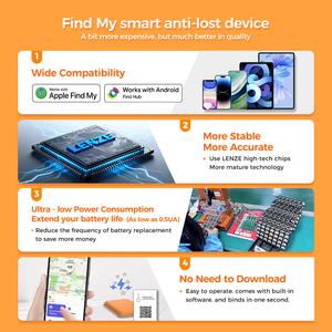 Pelacak <span class=keywords><strong>GPS</strong></span> Mini Pencari Lokasi Pintar Sistem Ganda IOS dan Android Desain Baru untuk Mobil dan Hewan Peliharaan - Product Image 6
