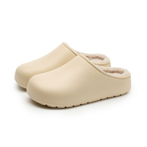 Chaussons d'hiver 2025 en coton chaud avec semelle EVA pour hommes et femmes, utilisation silencieuse sur sols en bois en intérieur - Product Image 5