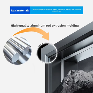 Fenêtre à battant série 110, style ouverture à bascule, pour balcon et chambre, design à pont thermique, en verre trempé, insonorisée, en alliage <span class=keywords><strong>d</strong></span>'aluminium, style postmoderne - Product Image 3