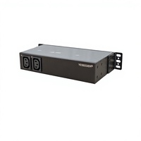 Boîtier de distribution intelligent YESEEDER Rack MINI PDU, multiprise 4C13, 10A/16A, 100V-250V, réseau 2RJ45, 485, USB, SNMP, MODBUS, MQTT, LVLD