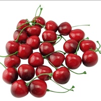 Manusia hidup palsu cherry buah buatan faux makanan cherry