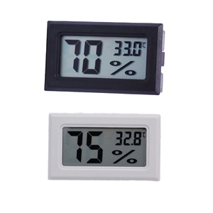 미니 <span class=keywords><strong>LCD</strong></span> 감지기 실내 온도 센서 흑백 디지털 온도 습도 측정기 온도계 습도계 - Product Image 1