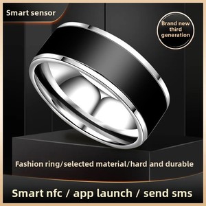 Nouvelle bague intelligente NFC programmable 2026 avec détection de température, étanche IP68, pour contrô<span class=keywords><strong>le</strong></span> d'accès sur téléphone Android - Product Image 5
