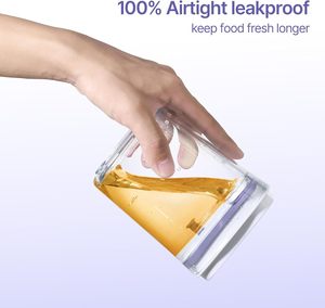 Transparent Vacuum Food <b>Container</b> Kitchen <b>Storage</b> Canister Airtight Food Jar - Product Image 6