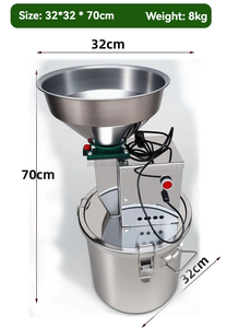 Moulin à grains commercial électrique en acier inoxydable pour <span class=keywords><strong>blé</strong></span>, maïs, épices, <span class=keywords><strong>farine</strong></span> et café - Product Image 3