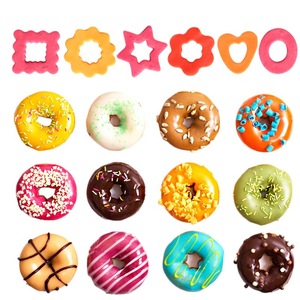 Donut Rolling Mold Plastic Set For Cake Fondant Baking DIY Tools Cookie Cutter - Product Image 5