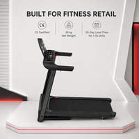Treadmill Lipat Elektrik Komersial 1~14KM/Jam 3 Tingkat Kemiringan Dengan Pulse MP3 Display Beban Maksimal 120KG Walking Pad Treadmill