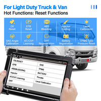 Escáner de Diagnóstico OBD2 para Camiones Pesados ANCEL X7 HD 24V, Sistema Completo, Reinicio de ECU, Prueba de Batería, Lector de Códigos J1939 J1708