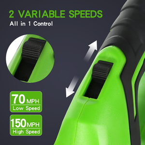 Soplador de Hojas Inalámbrico de 21V y 16000 RPM con Velocidad de Aire de 35m/s para Soplar Hojas/Nieve/Polvo MVM-CLB01 Directo de Fábrica - Product Image 5