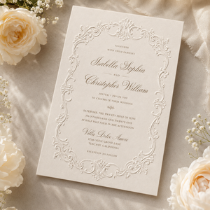 <span class=keywords><strong>Invito</strong></span> Personalizzato <span class=keywords><strong>di</strong></span> Alta Qualità con Stampa Tipografica e Lamina Dorata per Cancelleria <span class=keywords><strong>di</strong></span> Lusso per Matrimoni - Product Image 4