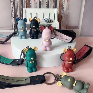 Internet Promi Nordic Violent Bear Schlüssel bund Anhänger Nette Fliege Bär Puppe Exquisite Tasche Anhänger Dekoration Geschenk Großhandel - Product Image 2