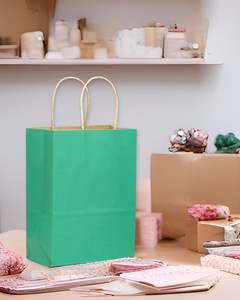 Bolsa de Papel Kraft Impresa, Resistente y de Primera Calidad, para Uso Promocional en Cafeterías y Panaderías, Ecológica, Reciclada y Personalizada, al por Mayor - Product Image 5