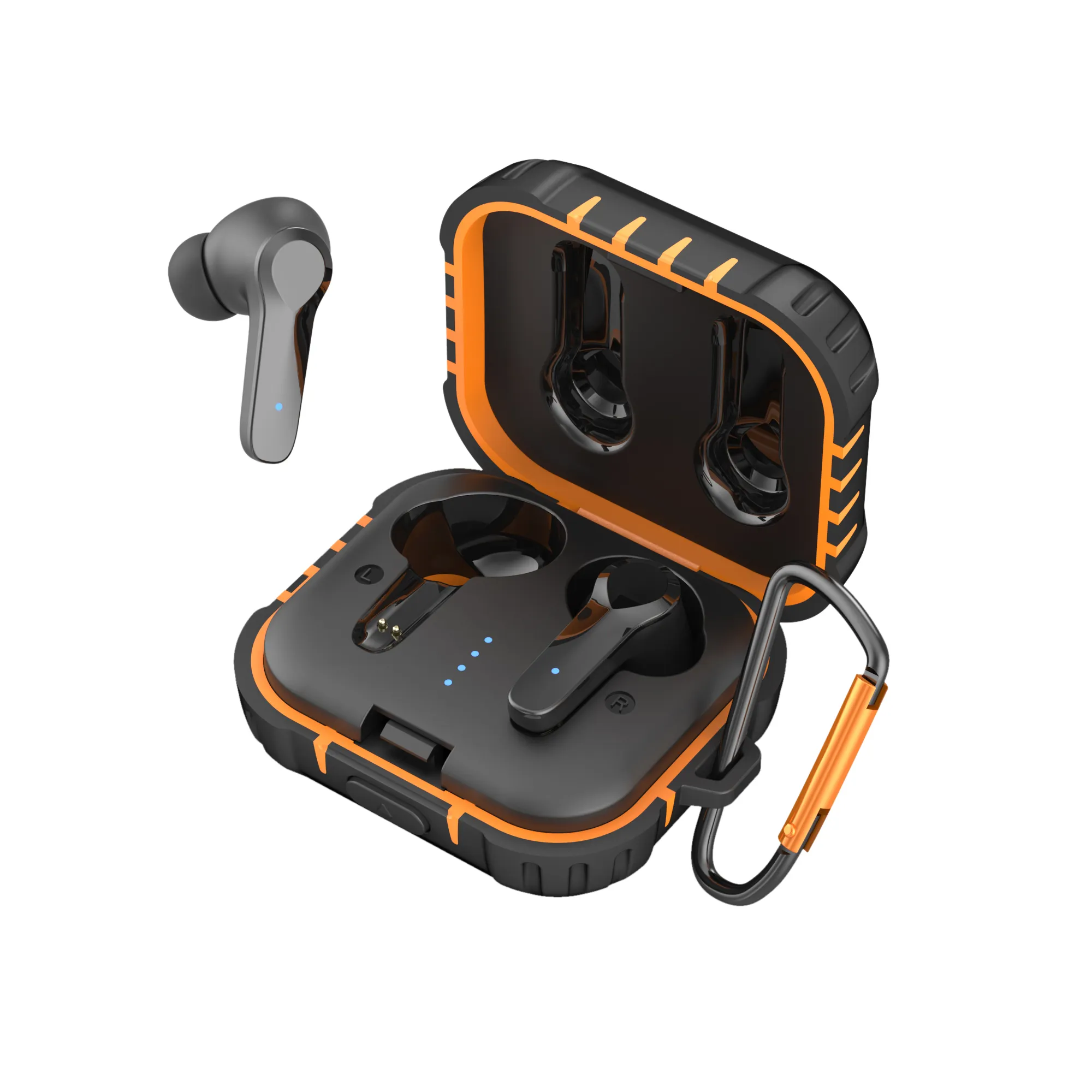 Wireless Bluetooth 5.0 HiFi Sound with Bass Touch Control Hands free Calling Headset for Sports TWS Earbuds