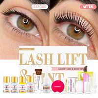 Kit de lifting des cils et de lamination des sourcils Iconsign 2 en 1, teinture pour cils, colle pour lifting des cils, baume pour salon