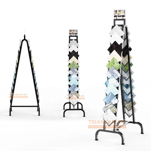 Cạnh hiện đại HotWheels hiển thị PVC đá cẩm thạch Giá rõ ràng bóng sàn đứng đơn vị thạch anh hiển thị giá - Product Image 1