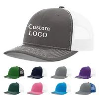 JAKIJAYI-sombreros personalizados para camionero, sombreros de malla con bordado 3d, de 6 paneles, 112, venta al por mayor