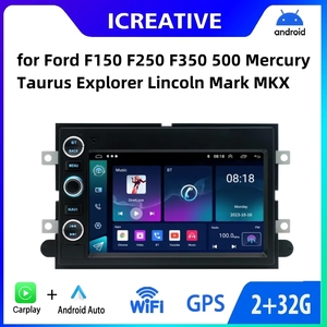 Radio con GPS para Auto Android para F150/F250/F350 con Pantalla Táctil, Asistente de Reversa, CarPlay, Mapa Mundial, WiFi Integrado - Product Image 2