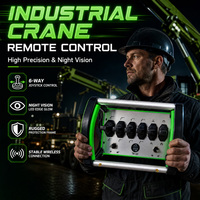 Controles Remotos por Radio para Grúas que Mejoran la Seguridad y la Eficiencia, Resistentes al Agua IP68 con Módulo Integrado, Confiables y de la Mejor Calidad