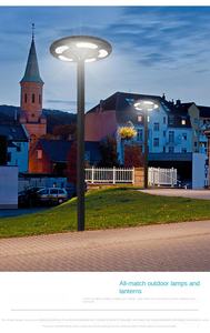 Réverbère solaire tout-en-un d'extérieur 200W 300W UFO pour le jardin, étanche IP65, capteur humain, éclairage LED alimenté par batterie à induction - Product Image 4