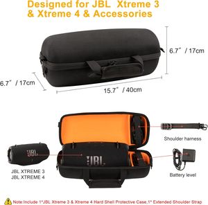 เคสพกพาสำหรับ <span class=keywords><strong>JBL</strong></span> <span class=keywords><strong>Xtreme</strong></span> 4/<span class=keywords><strong>Xtreme</strong></span> <span class=keywords><strong>3</strong></span>ลำโพงแบบพกพาพร้อมสายกระเป๋าและสายคล้องไหล่ - Product Image 3