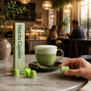 Capsules de thé matcha personnalisables OEM, 10 dosettes, capsules de thé matcha, dosettes de thé matcha - Product Image 5