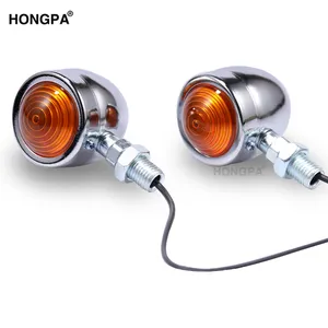 HONGPA 크롬 우회 신호 빛 경주 오토바이를 위한 반사체를 가진 대중적인 스쿠터 지시자 오토바이