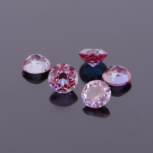 <span class=keywords><strong>Piedra</strong></span> Preciosa de Alejandrita de Forma Redonda, Cultivada en Laboratorio, en Venta para la Fabricación de Joyas, Anillos, Pendientes y Colgantes - Product Image 1