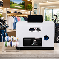 Imprimante de balles de golf rotative haute vitesse Refinecolor Upgrade avec tête d'impression Epson pour impression intégrale des balles de golf
