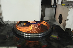 Cuscinetti per carrelli elevatori a basso costo ad alta precisione ZKLDF460 con cuscinetto a sfera a contatto angolare cuscinetto girevole - Product Image 5